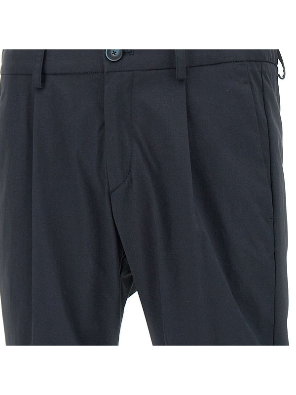 Pin-Tuck Detail Straight Pants