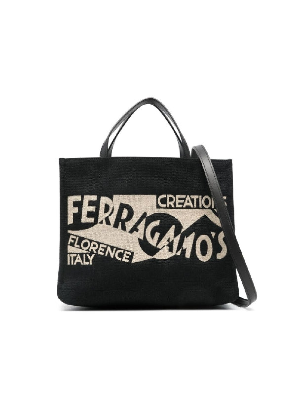 Logo Embroidery Cotton Tote Bag
