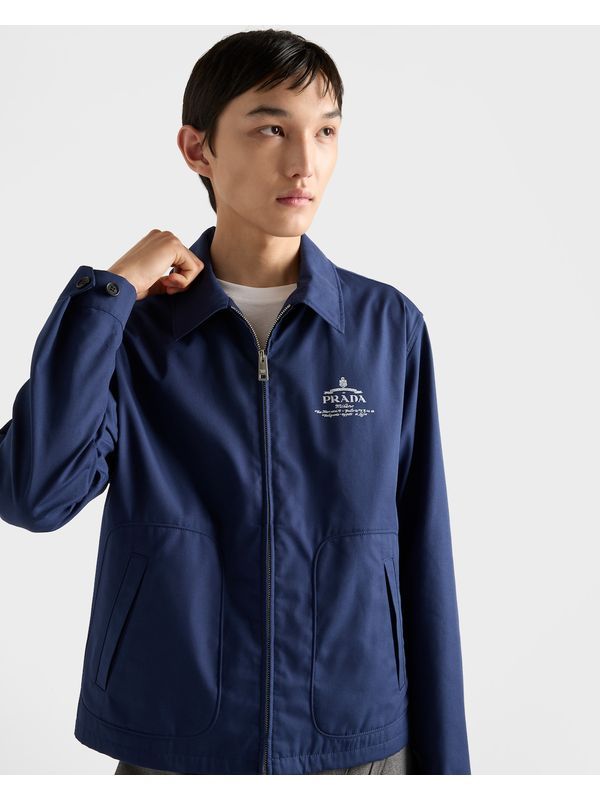 Prada Blue Nylon Jacket