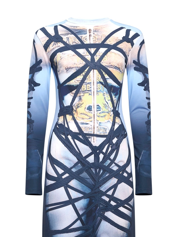 All-Over Printing Dress