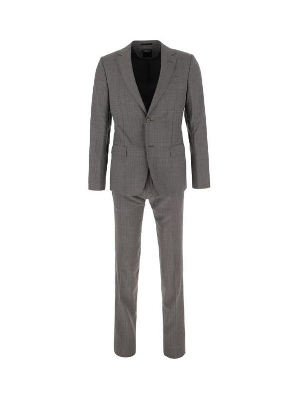 Check Pattern Wool Single
  Setup Suit