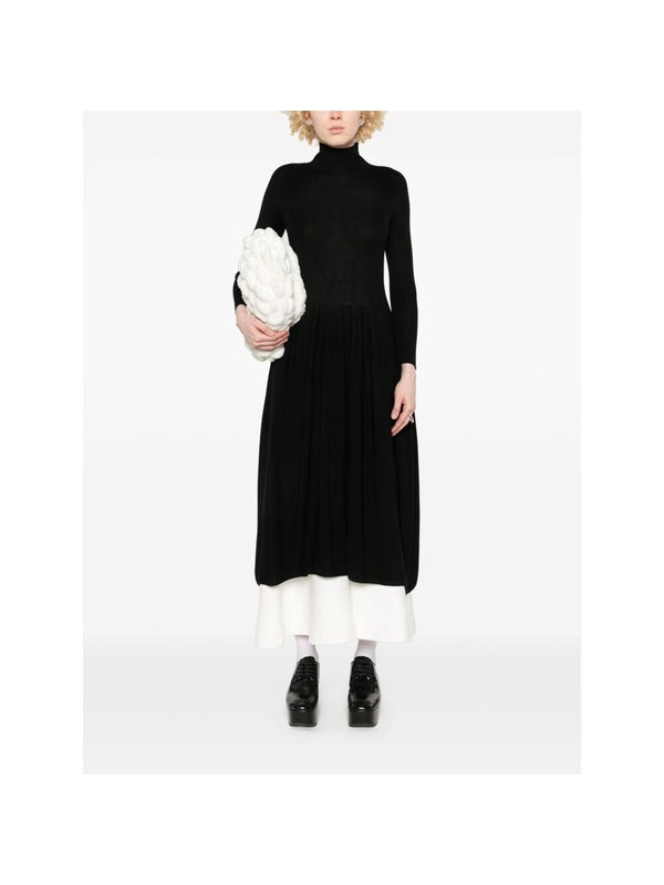 Long Sleeve Silk Dress