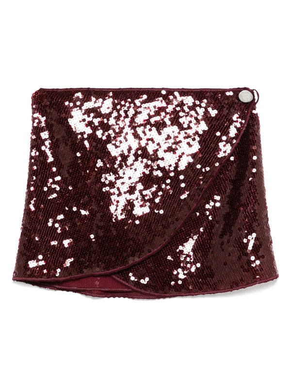 Oseree Burgundy Skirts