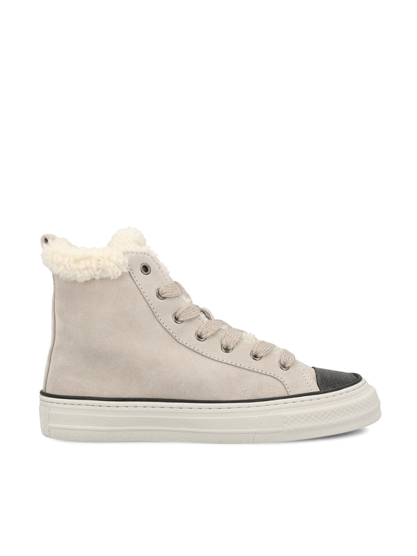 Monilito Shearling High Top Sneakers