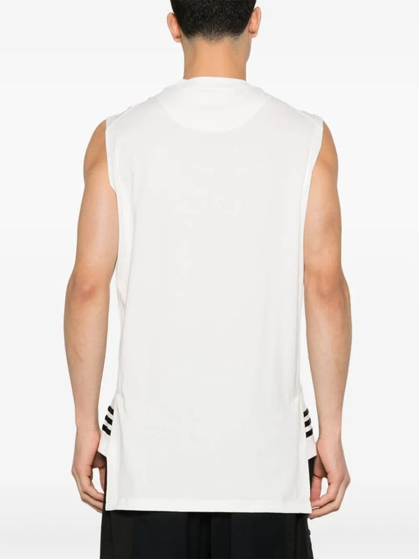 Asymmetric Cotton Sleeveless Top