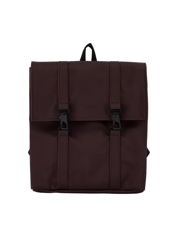Rains Burgundy Backpacks