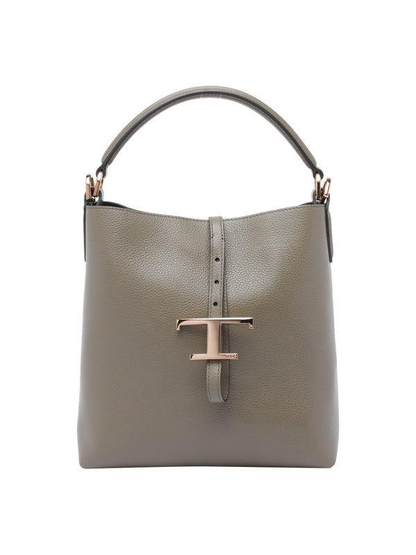 Tod'S Grey Tote Bags