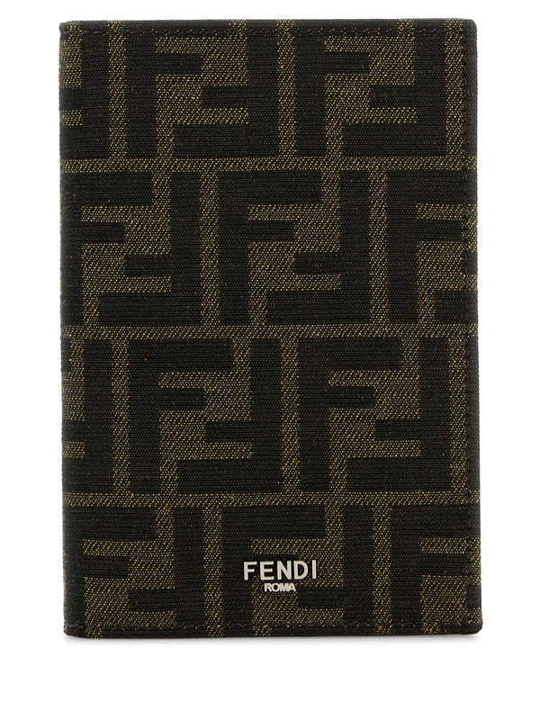 Fendi Brown Card Holders