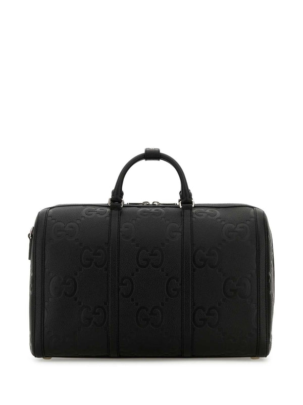 GG Leather Small Boston Bag