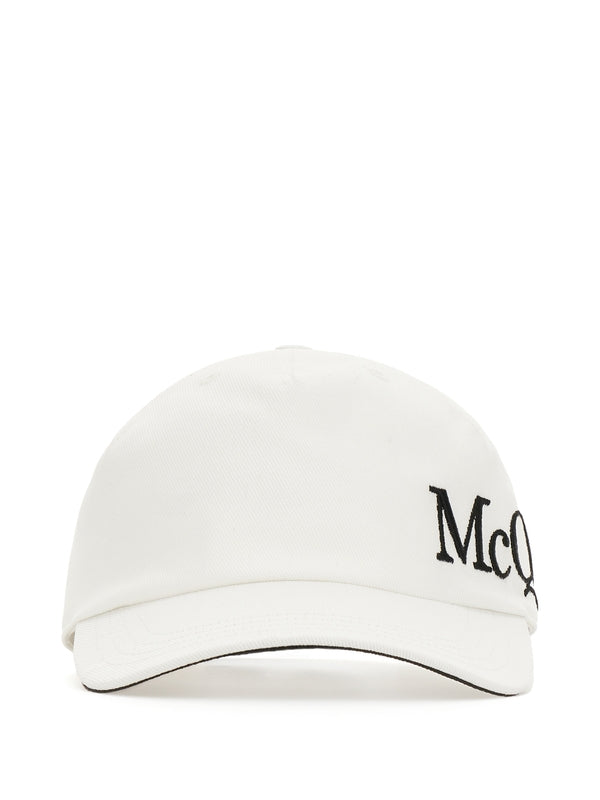 Alexander Mcqueen White Ball Cap