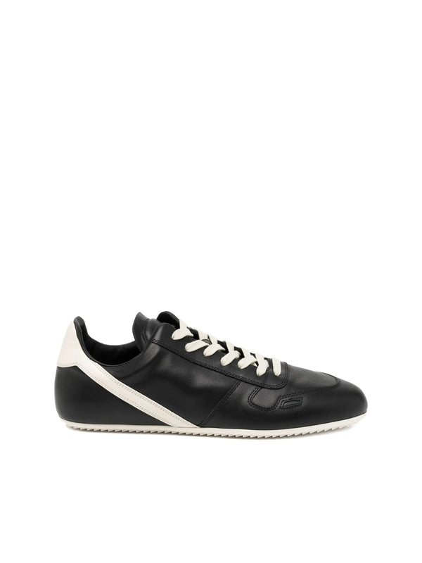 Rick Owens Black Low Top Sneakers