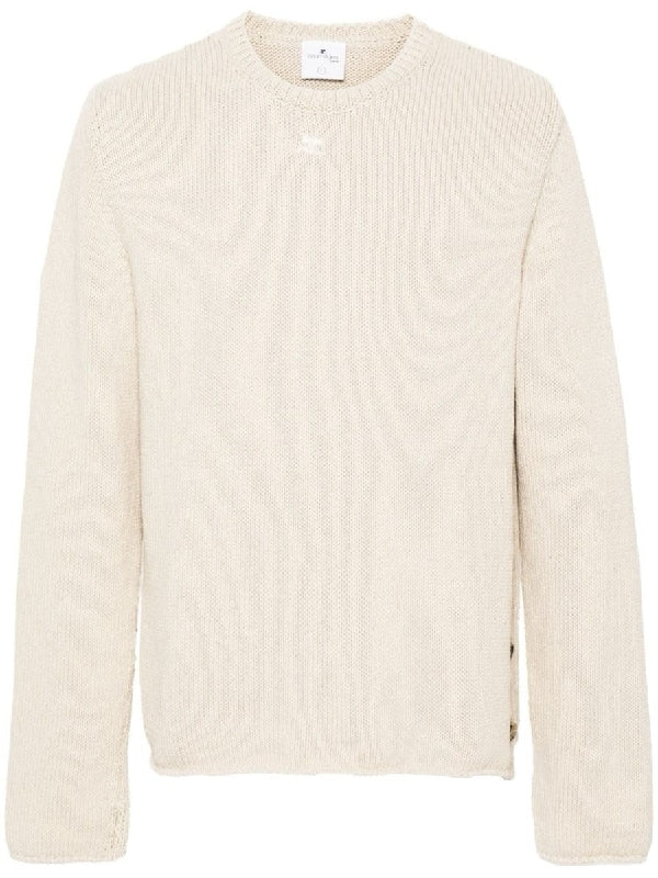 Open Side Cotton Linen Knit