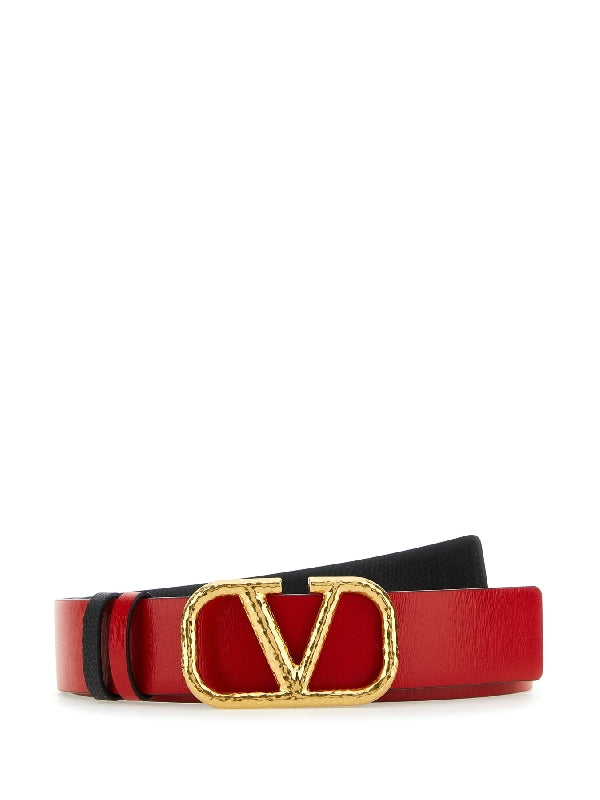 V Logo Reversible Belt