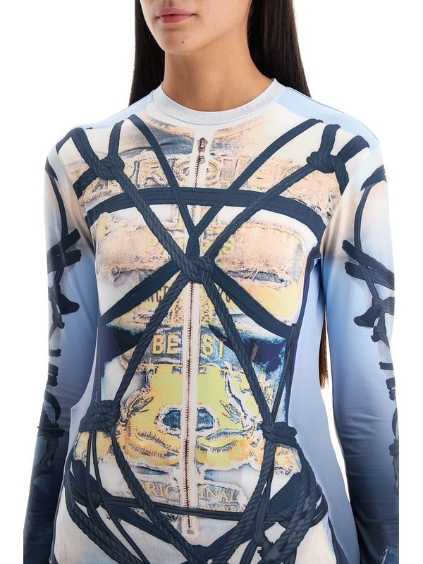 Graphic Printing Long Sleeve Top