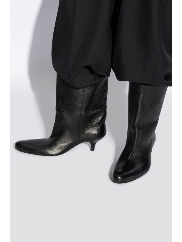 Cagole Leather Ankle Boots