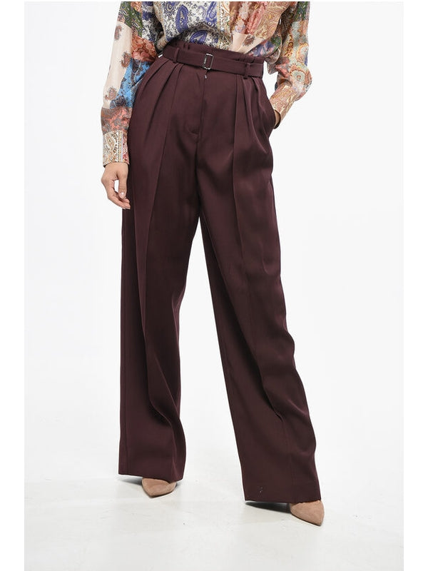 Lanvin Burgundy Trousers