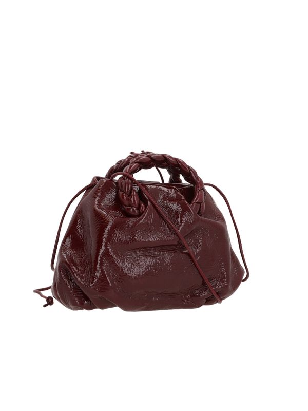 HEREU - Bombon Crinkle Leather Small Tote Bag - Jente