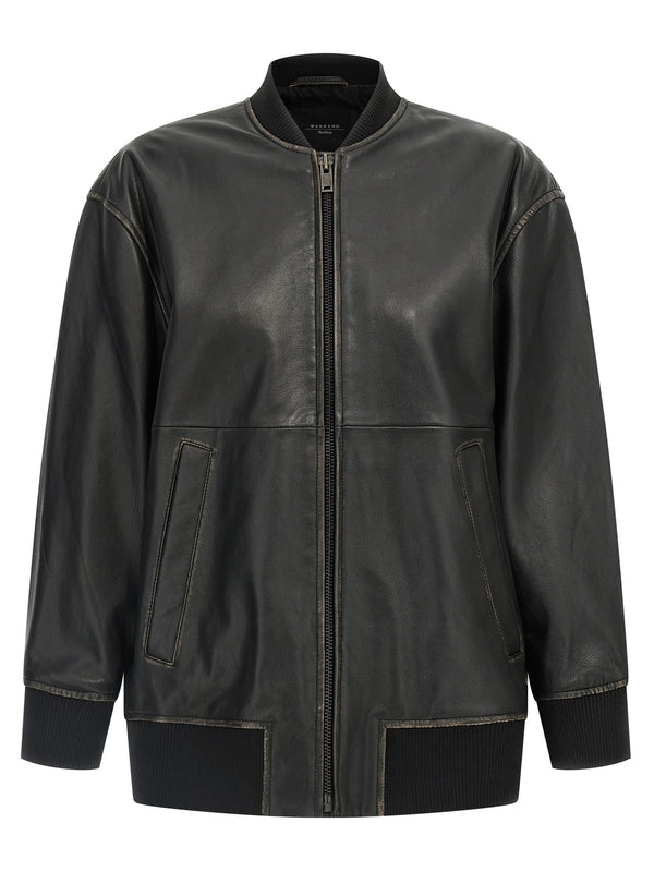 Weekend Max Mara Black Bomber
