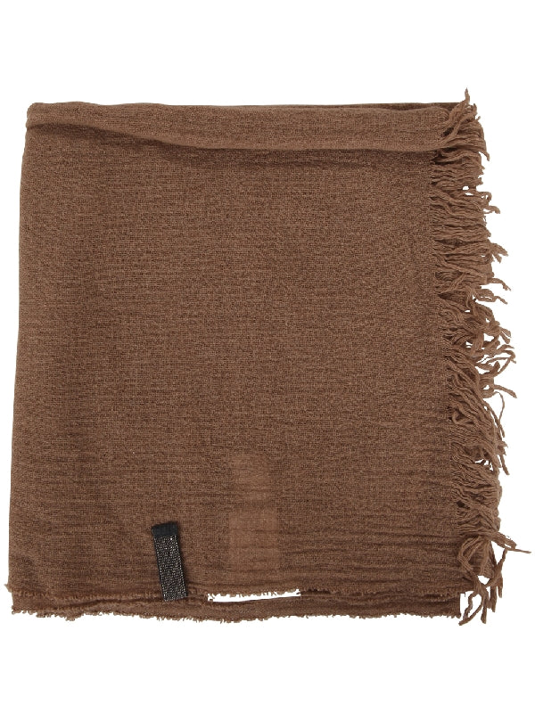 Wool Blend Fringe Muffler