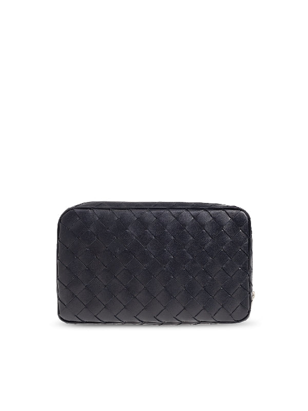 Intrecciato Leather Pouch