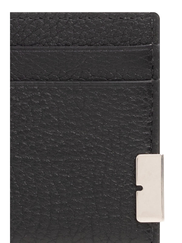 B Cut Leather Cardholder