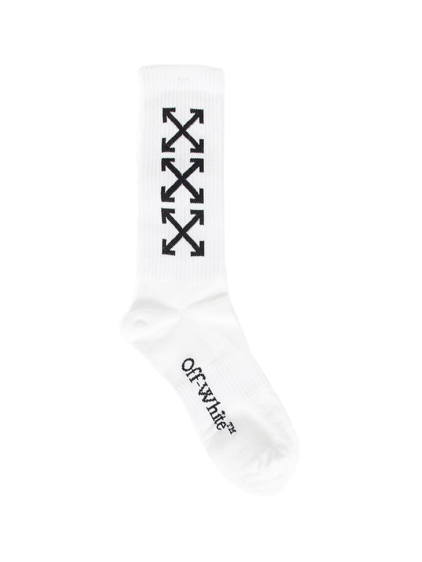 Arrow Logo Jacquard Cotton Socks