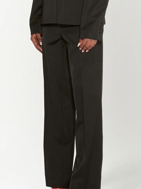 Wool Mohair Tailored Pants