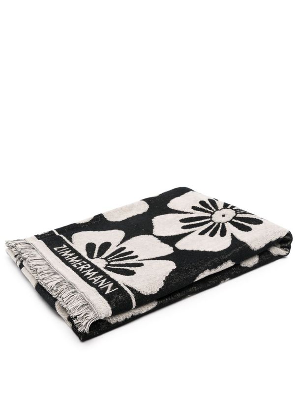 Logo Fringe Beach Towel