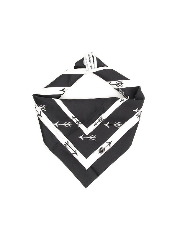 Arrow Logo Cotton Scarf