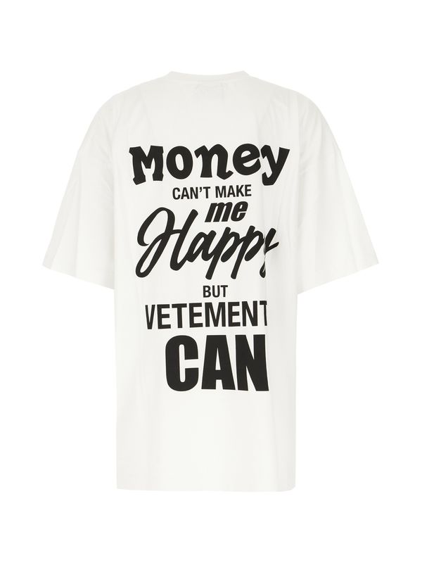 Slogan Printed Short Sleeve T-Shirt