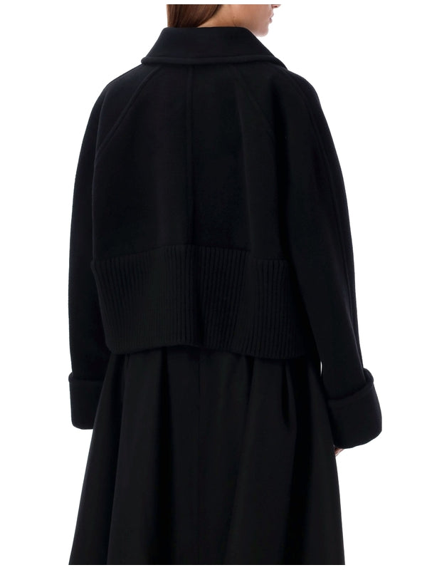 Cropped Wool Cashmere Jacket