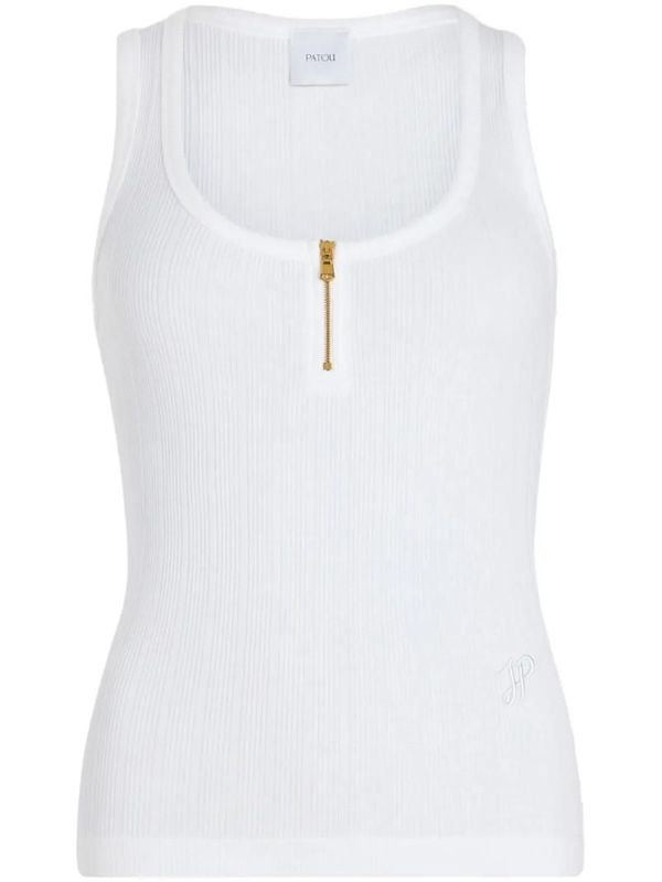 Half Zip
  Sleeveless Top