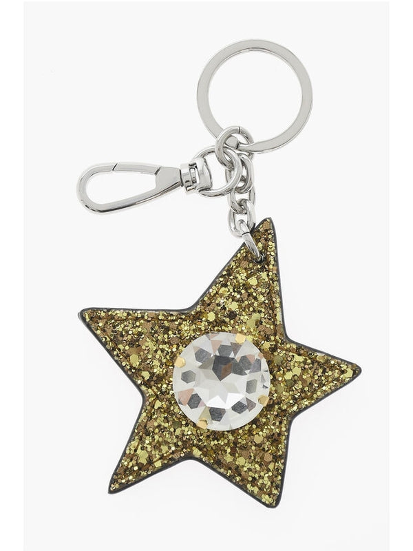 Star Glitter Decoration Keyring