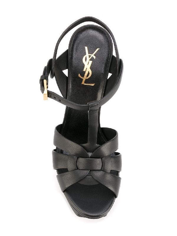 Tribute Leather Sandal Heels