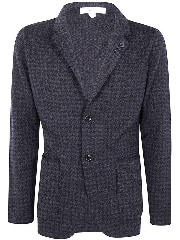 Lardini Navy Tailored Jacket