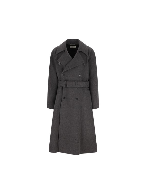 Saint Laurent Grey Coats