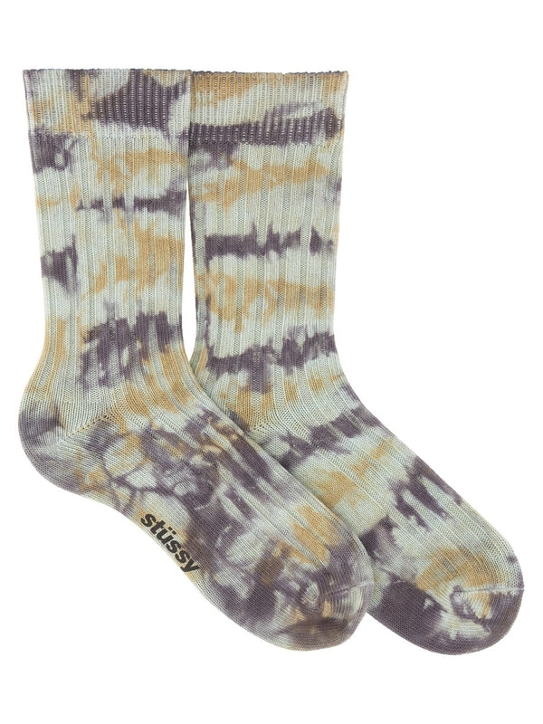 Logo Detail Tie-dye Socks