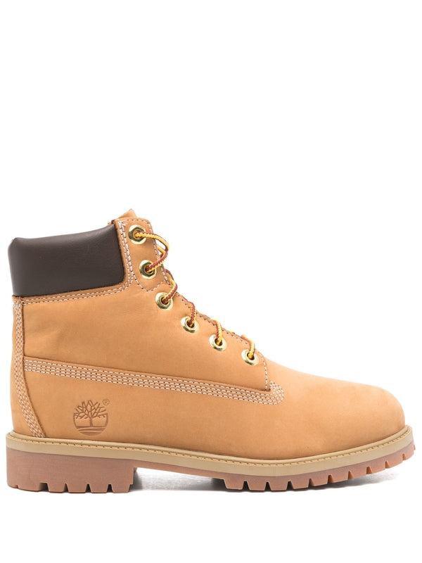 Timberland Beige Lace-Up Boots