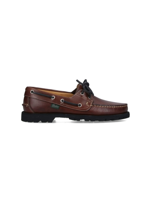 Malo Leather Lace-up Loafers