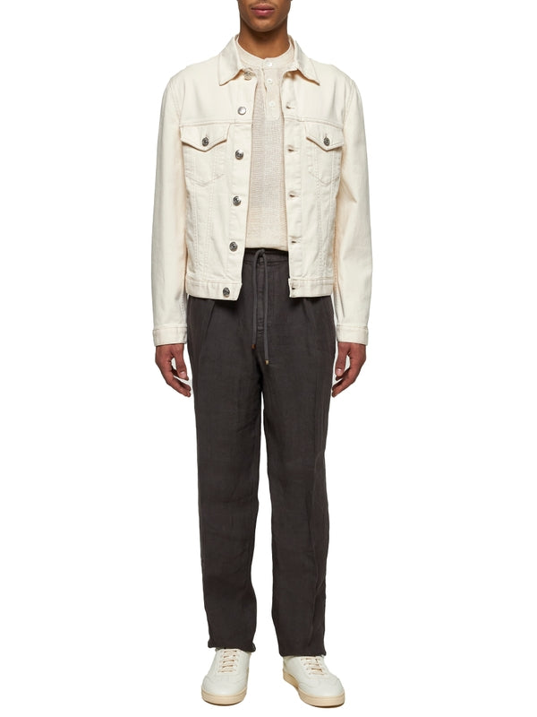 Brunello Cucinelli Coats Beige Trucker