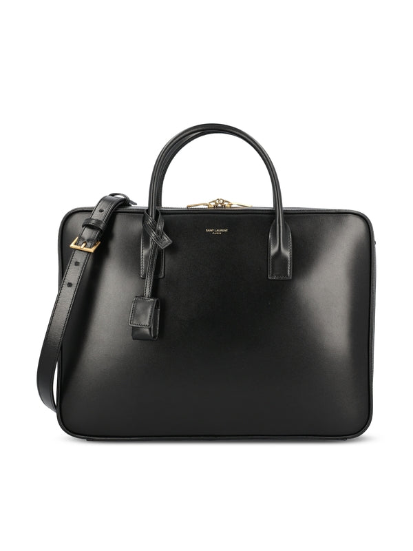 Bauleto Large Black Brief Case