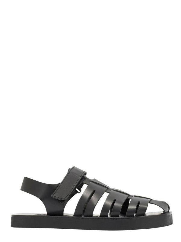 Ancient Greek Sandals Black Sandals