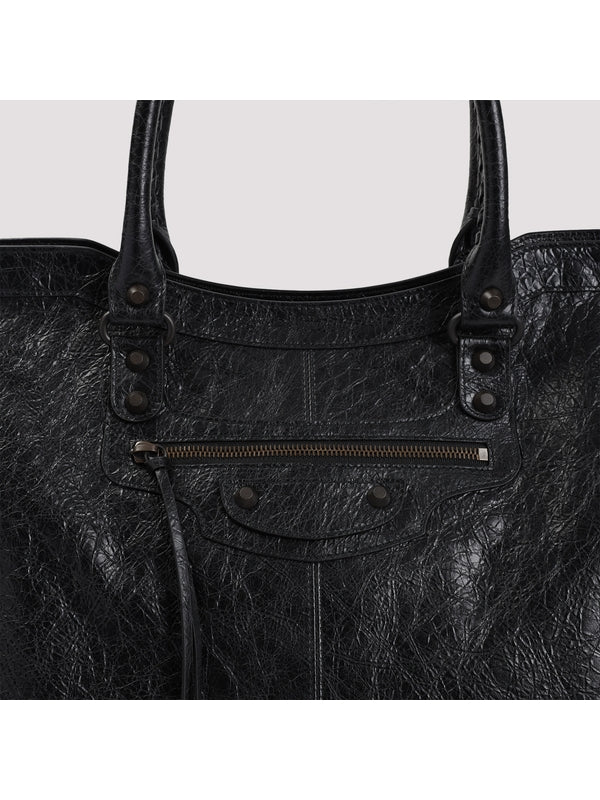 Le City Leather Large Boston Bag