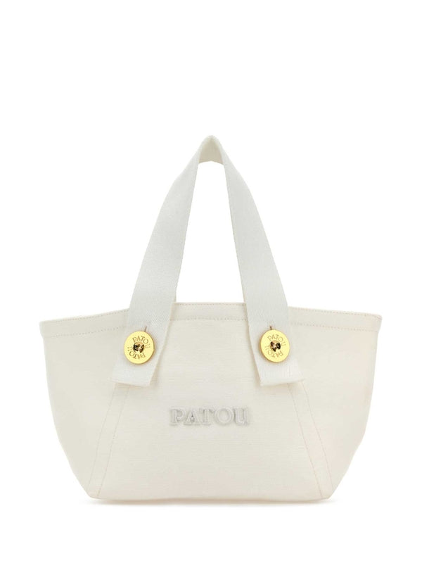 Patou White Tote Bags