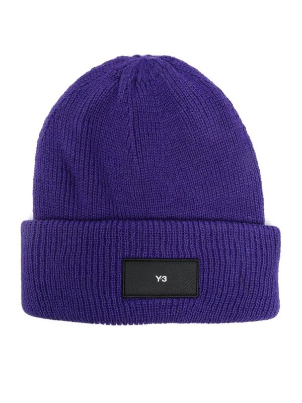 Logo Patch Wool Blend Beanie