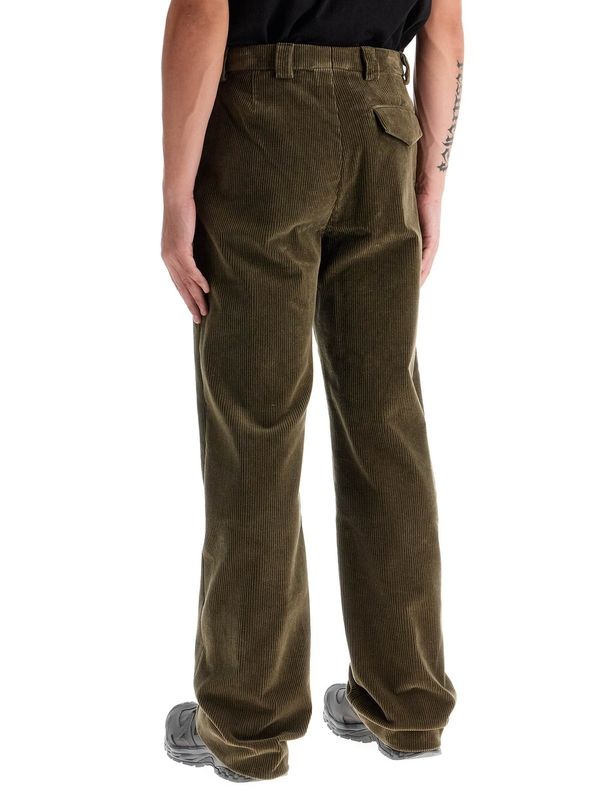 Straight Cotton Corduroy Pants