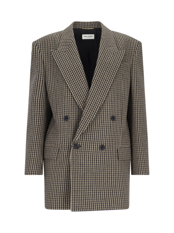 Wool Blend Tailored Jacket