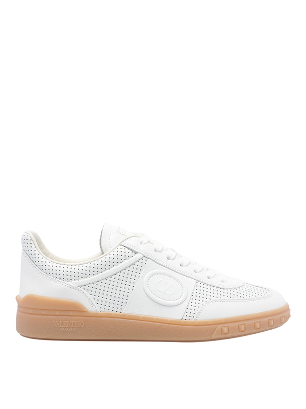 Valentino White Low Top Sneakers