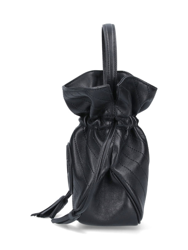 Blondie Leather Mini Bucket Bag