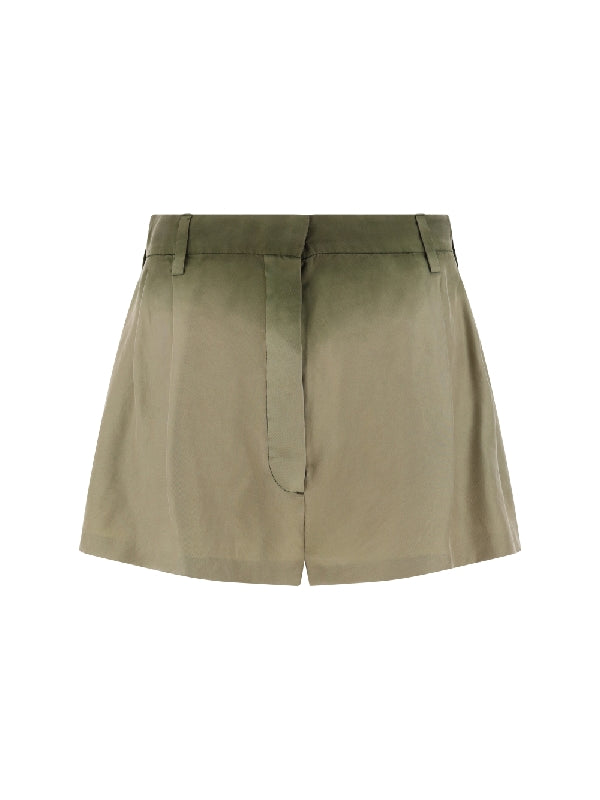 Triangle Logo Pocket Silk
  Shorts